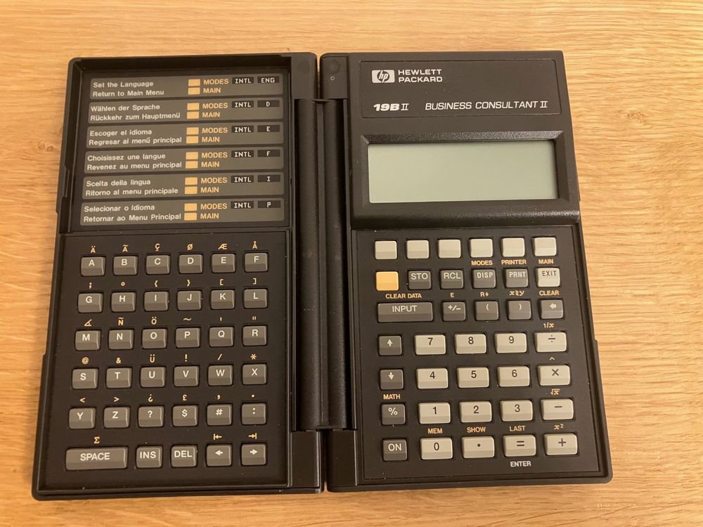HP-19BII Business Consultant II – Vintage HP Rechner (Gebraucht) in ...
