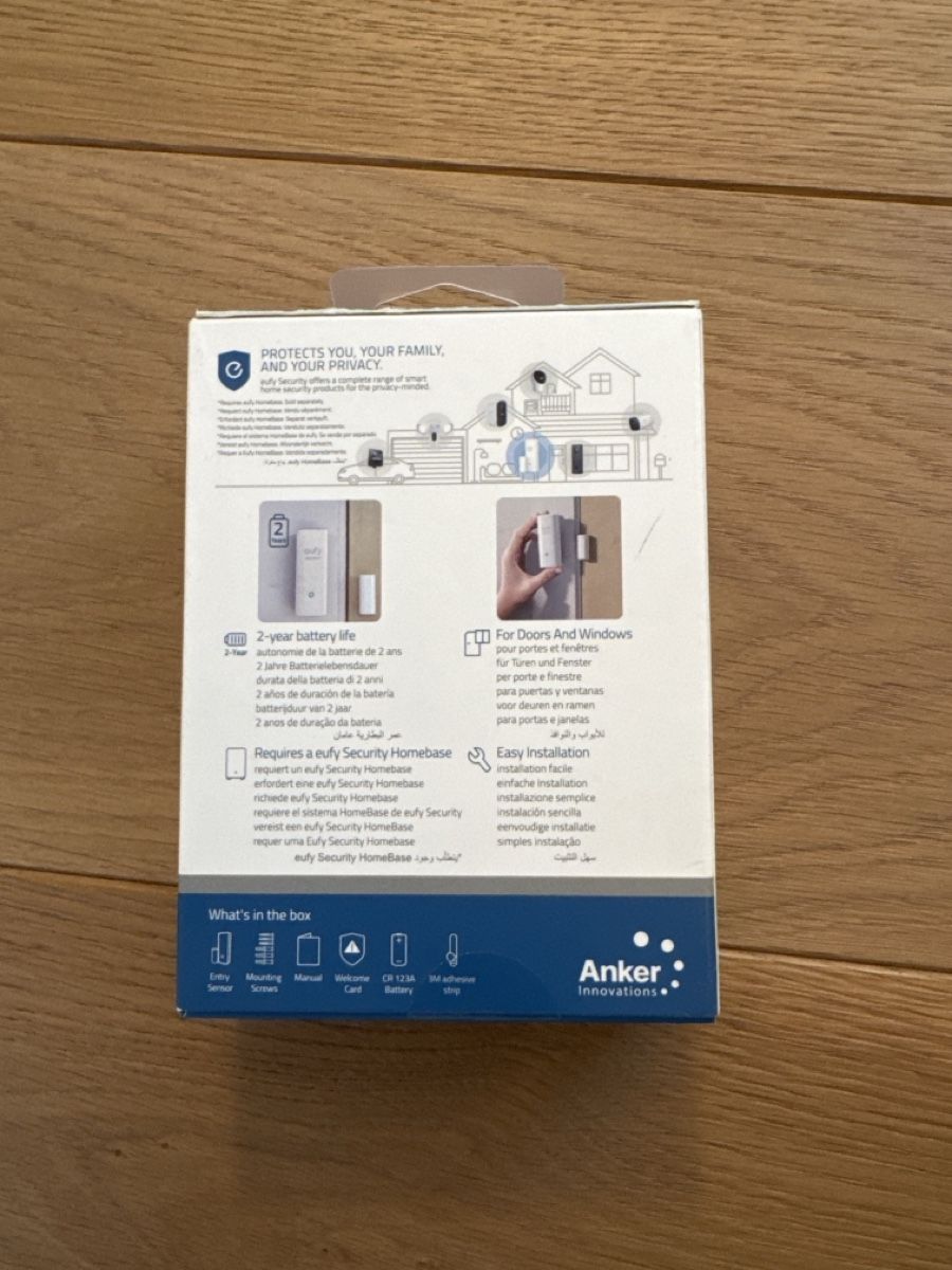 Eufy Sistemi d'allarme: Eufy Security Entry Sensor kabelloser Tür- und Fenstersensor – Nuovo e nell'imballaggio originale da Oftringen venduto da Monie4life 2