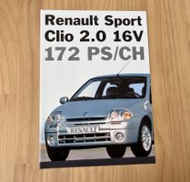 RENAULT SPORT CLIO 2.0 16V 172 PS Verkaufsprospekt März 99
