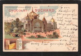 Chocolat Suchard , gel. 3.Vl.1901 Gommiswald-Glarus