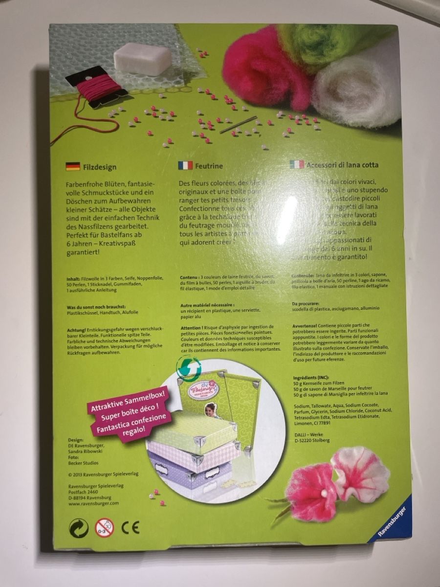 Kit bricolage: Filzdesign zum Basteln – Nuovo e nell'imballaggio originale da Jona venduto da liv_kjr6 1