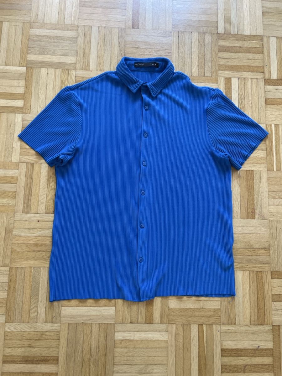 Hemden: Herren Kurzarmhemd blau Grösse M – Neu (gemäss Beschreibung) aus Biel/Bienne von Bolagol9