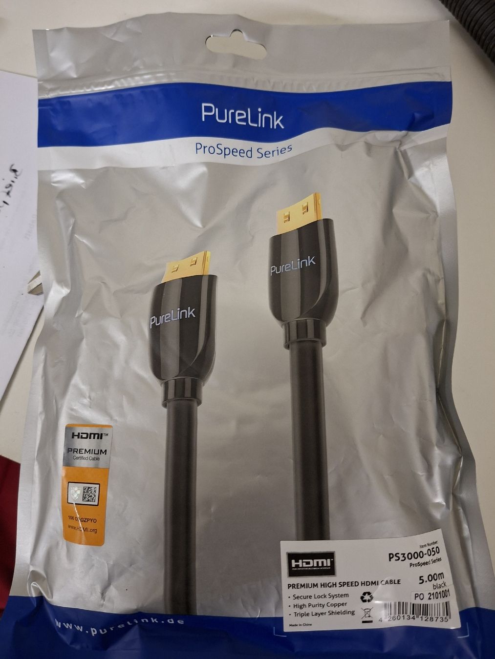 Cavi: PureLink ProSpeed HDMI Kabel, 5m, Neu, – Nuovo (secondo la descrizione) da Grossdietwil venduto da mahsoumi