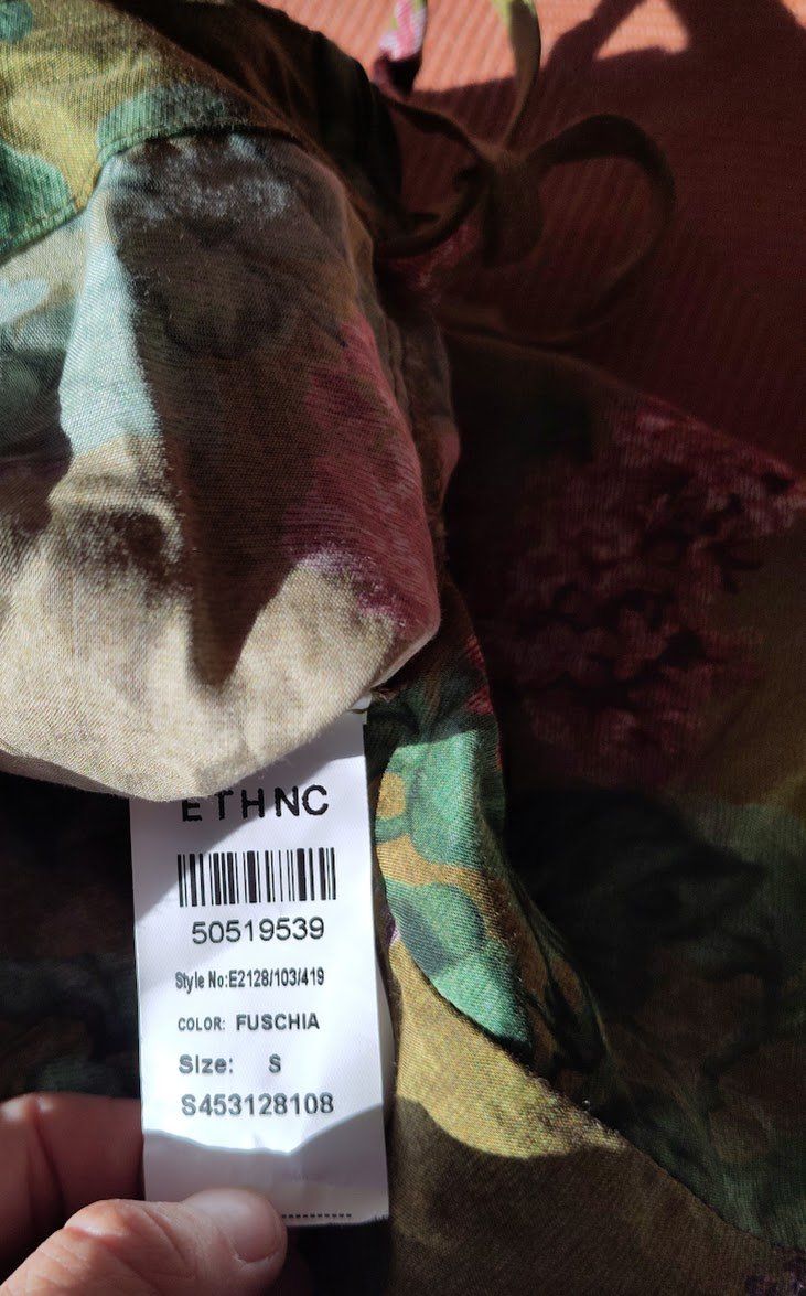 Pantaloni: Sommerhose mit Blumenmuster von Ethnc, Gr. S, neu – Nuovo (secondo la descrizione) da Lugano venduto da kat_lm5b 5