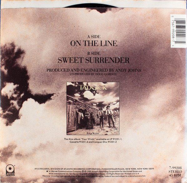 Dischi in vinile: Tangier: On The Line 7" – Usato da Steinhausen venduto da Vilivinili 1