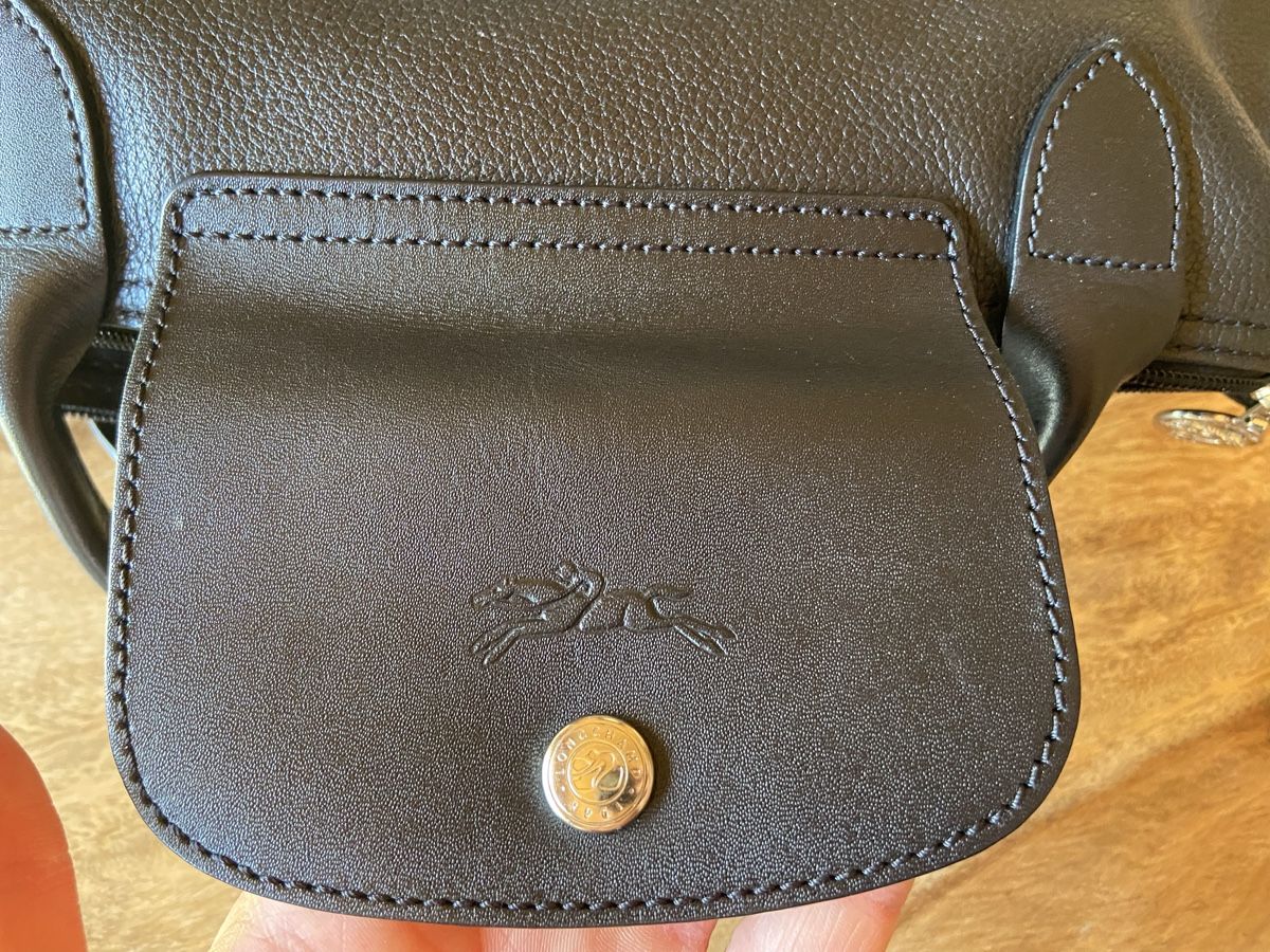 Longchamp Borse da donna: Longchamp Ledertasche Cuir, schwarz, zeitlos klassisch – Usato da Oberbuchsiten venduto da Muskatellerchen 4