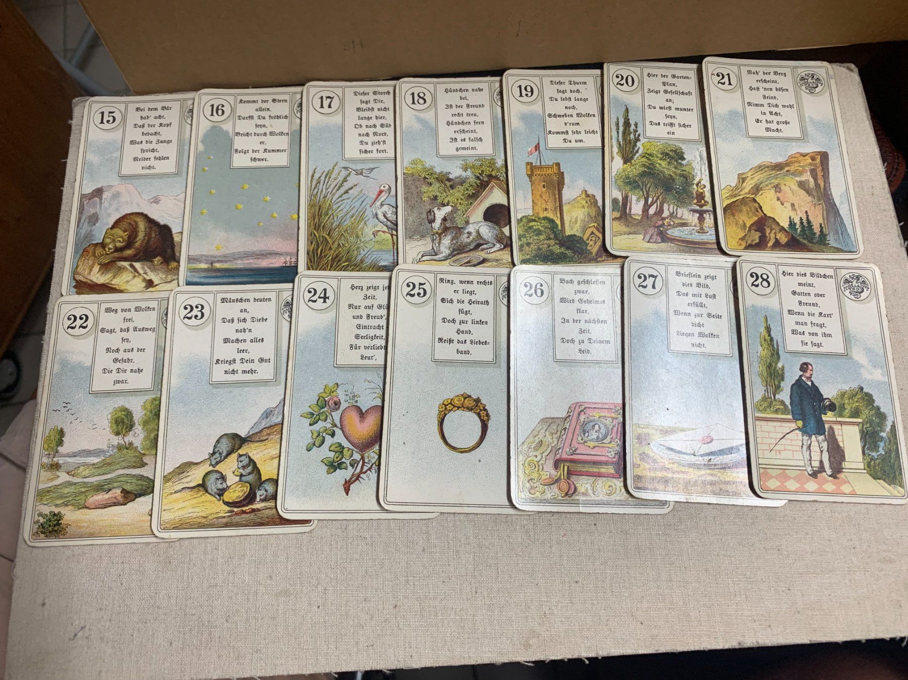Giochi: Alte Spielkarten - Vecchie carte da gioco. – Usato da Sorengo venduto da 74in 2