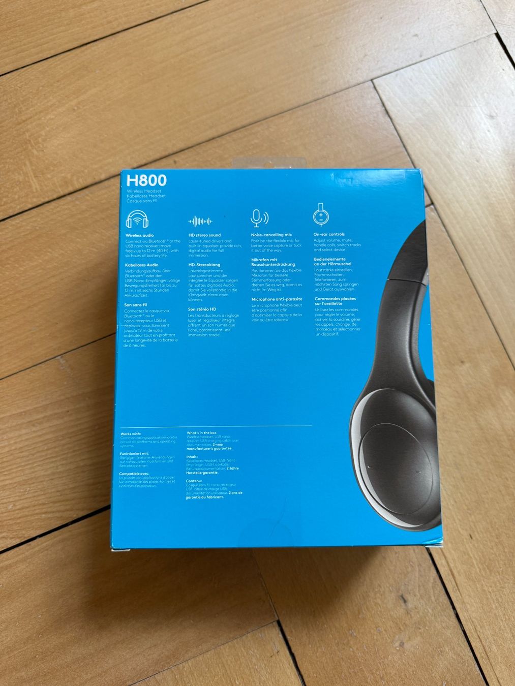 Logitech Kopfhörer: LOGITECH H800 Wireless Headset (NEU) – Neu und originalverpackt aus Zürich von Diazaio 1