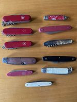 Taschenmesser Konvolut 11 Stueck gebraucht gemischt