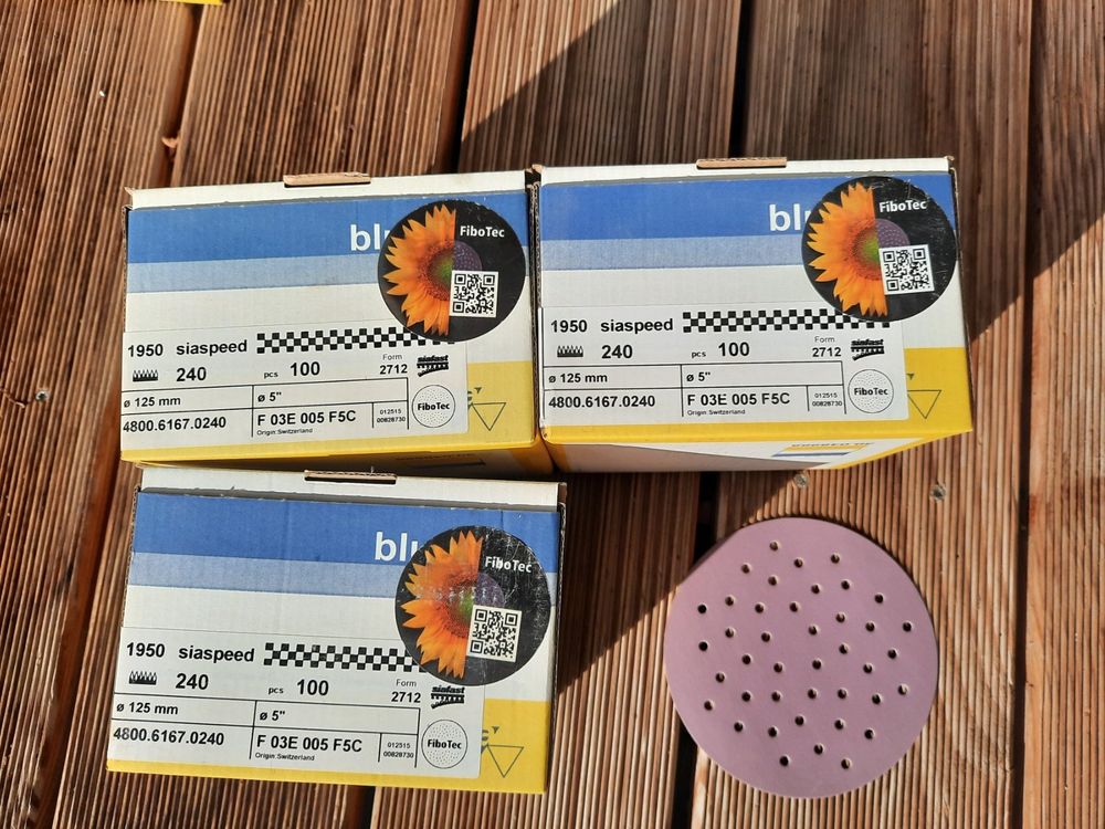 Makita Netzschleifscheiben 125mm - Körnung 240 Für Holz & Metall