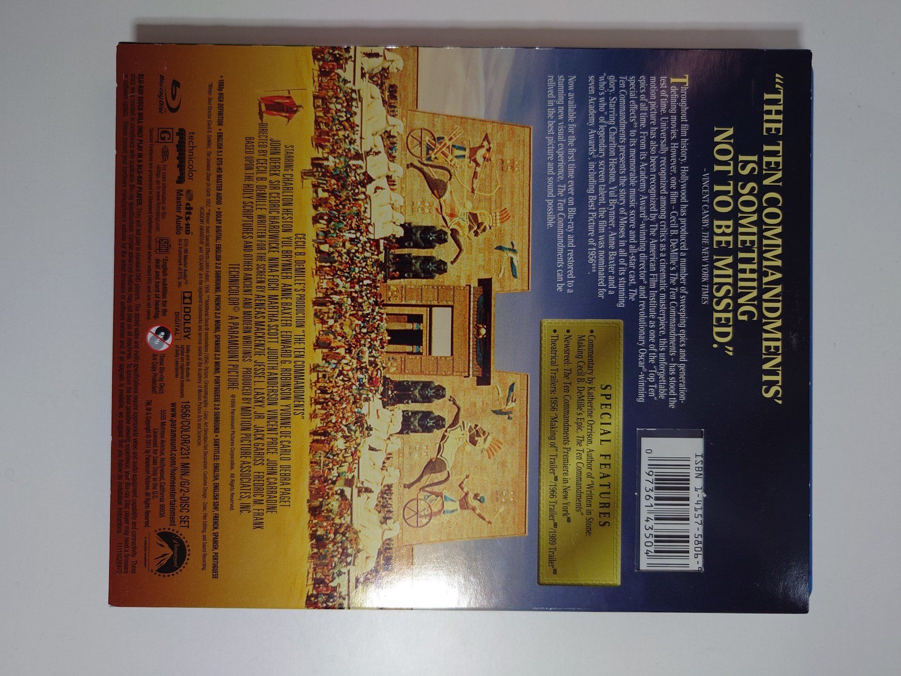 Tutti i DVDs: The Ten Commandments Blu-Ray – Usato da Kaiseraugst venduto da flo_ydd2 1