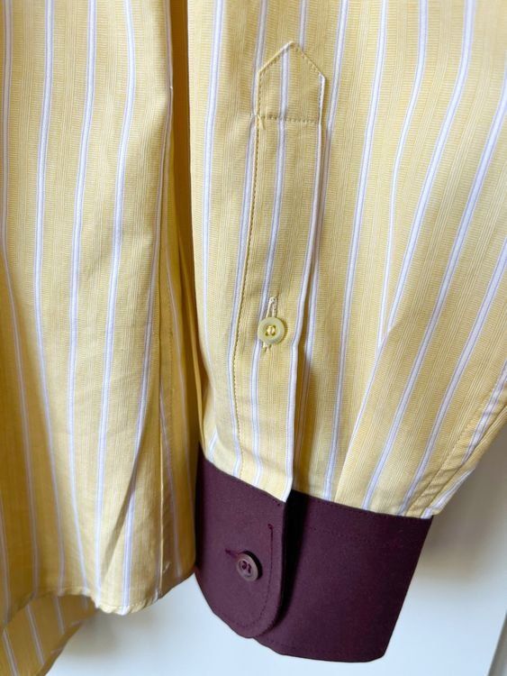 Prada Camicie: Prada Hemd Herren Gr. 39 / M – Made in Italy, Kontrastkragen – Usato da zürich venduto da Melchior7000 5