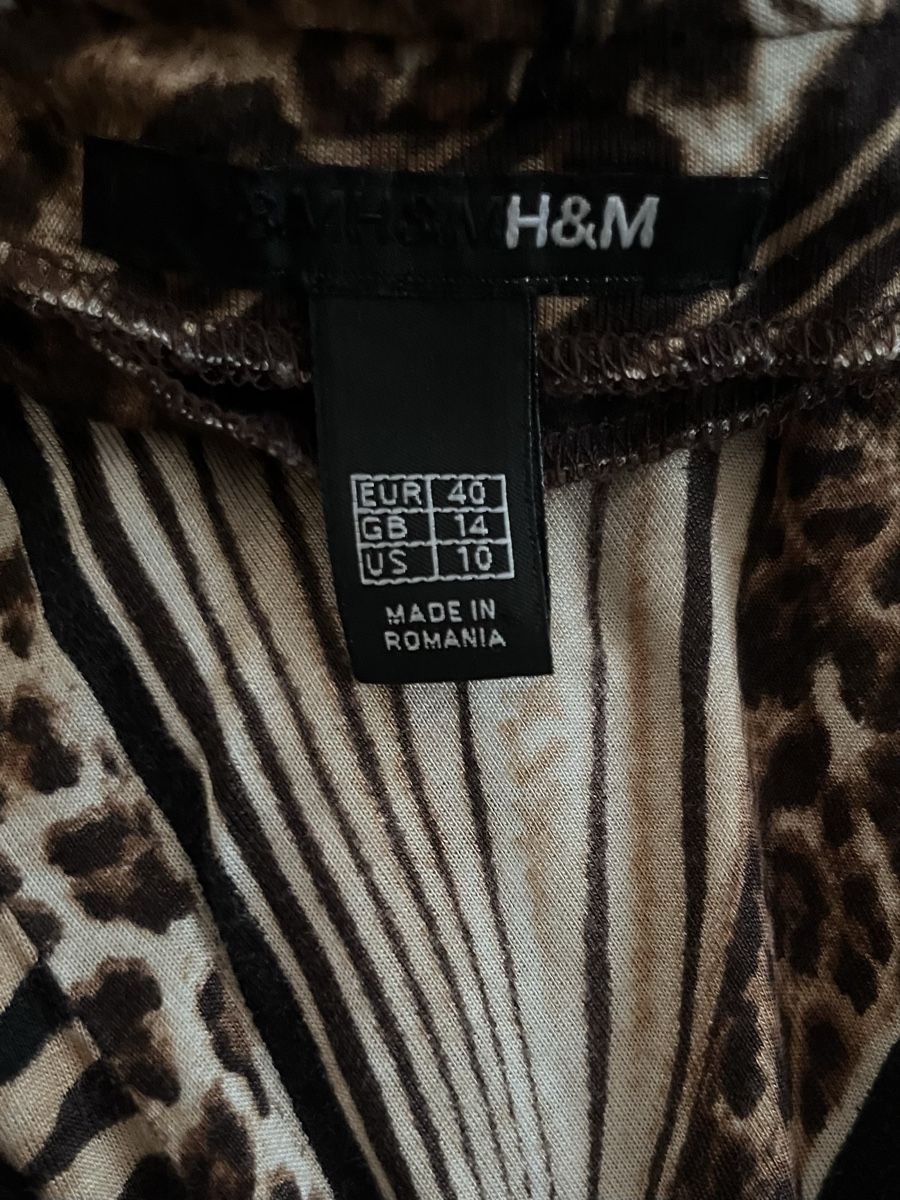 H&M Vestiti: Kleid H&M Leo-Muster Gr 40 (eher 38!) – Usato da Baden venduto da Didi_sunshine 2
