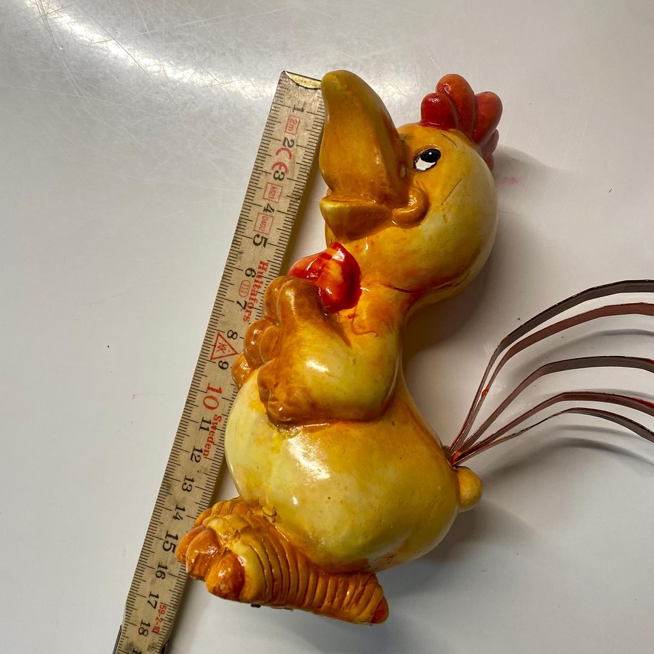 Figuren: 6 Stück witziger Hahn Figur, Frühlingsdeko – Gebraucht aus Krauchthal von SamsPuce 3