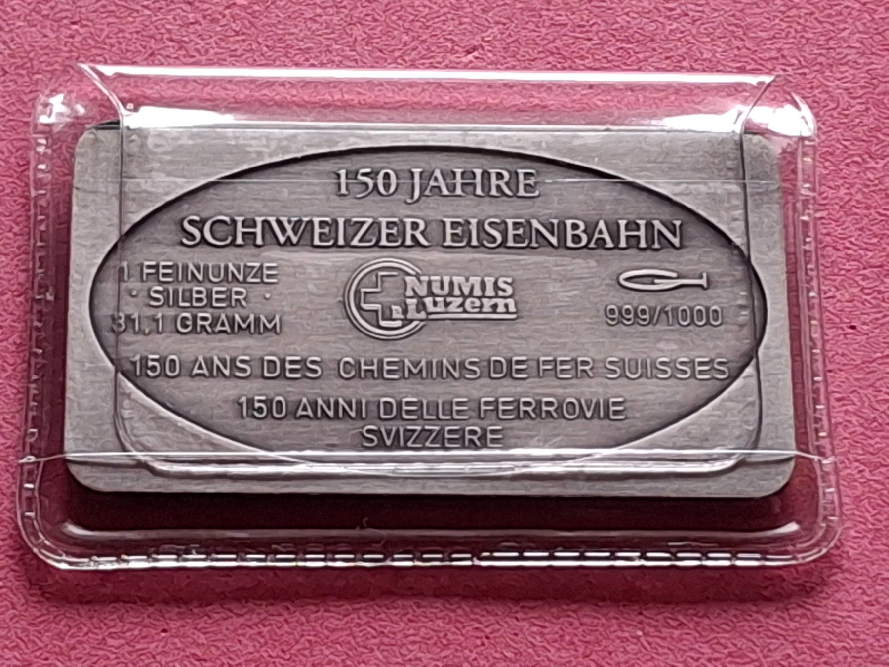 Edelmetalle: CH EISENBAHN - MONT BLANC EXPRESS - OVP – Gebraucht aus Boniswil von dpd4coins 1