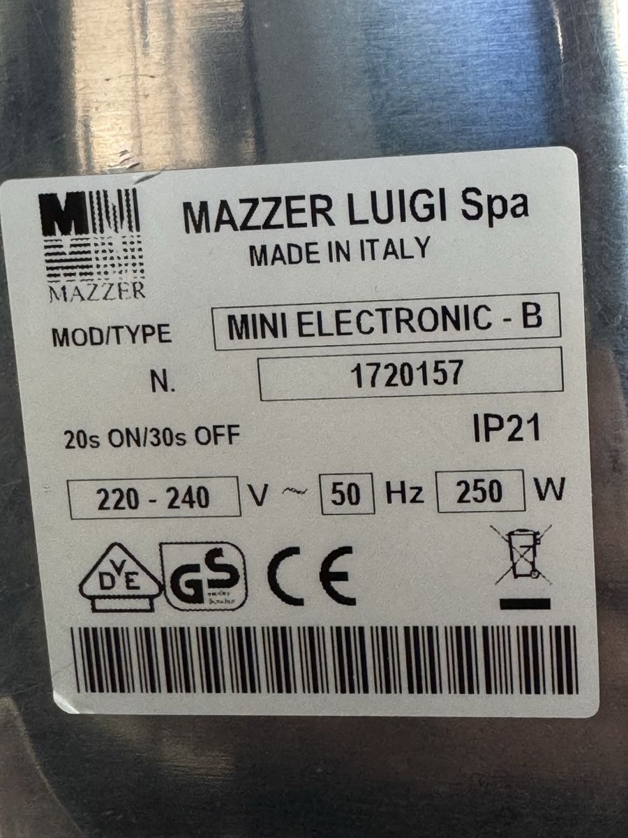 Mazzer Appareils de cuisine: Kaffeemühle MAZZER Mini Electronic B – D'occasion à Opfikon par pau_c2q5 1