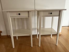 Hemnes Nightstands white set of two