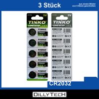 TINKO CR2032 Knopfzellenbatterie - 3 Stk.