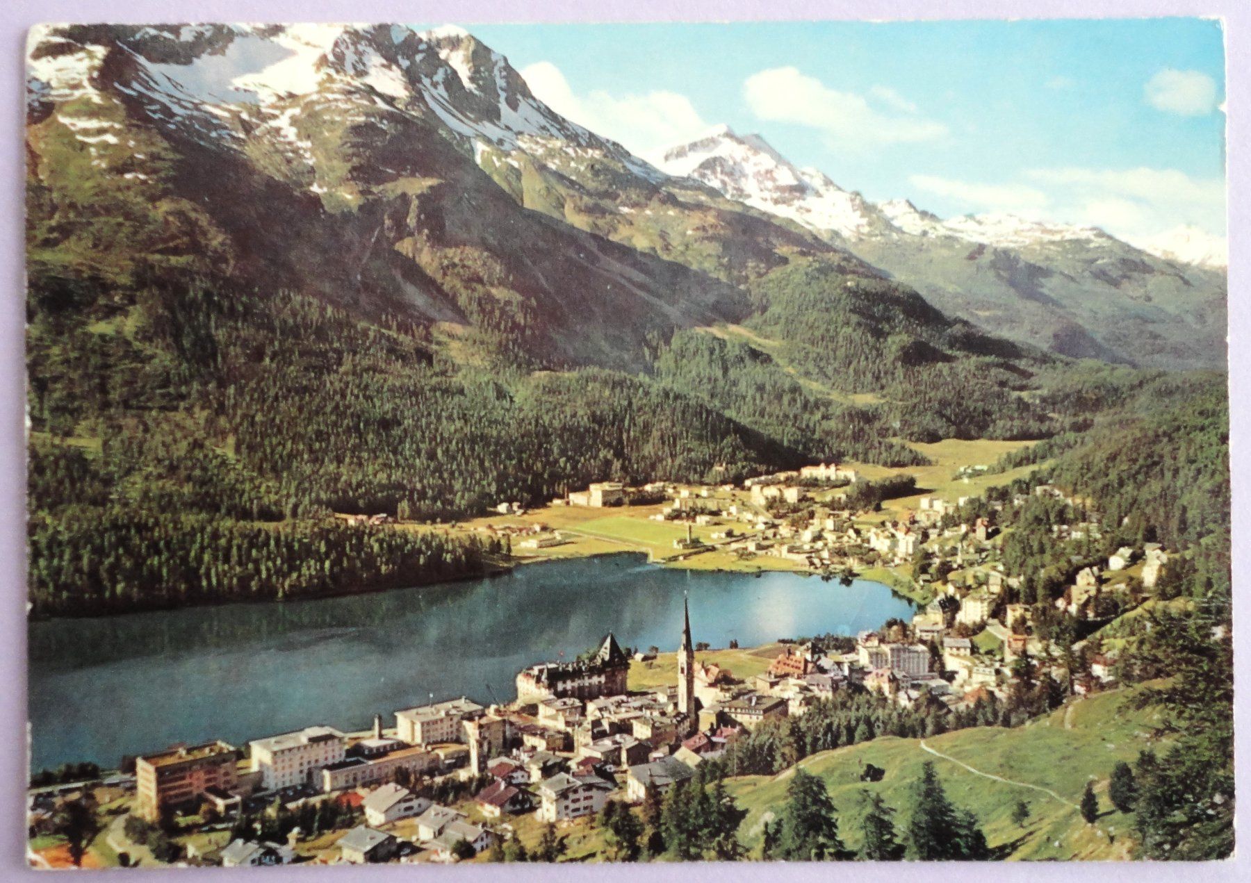 Cartoline postali: St. Moritz 1800 m ü.M. – Usato da Fétigny venduto da Billy2miny