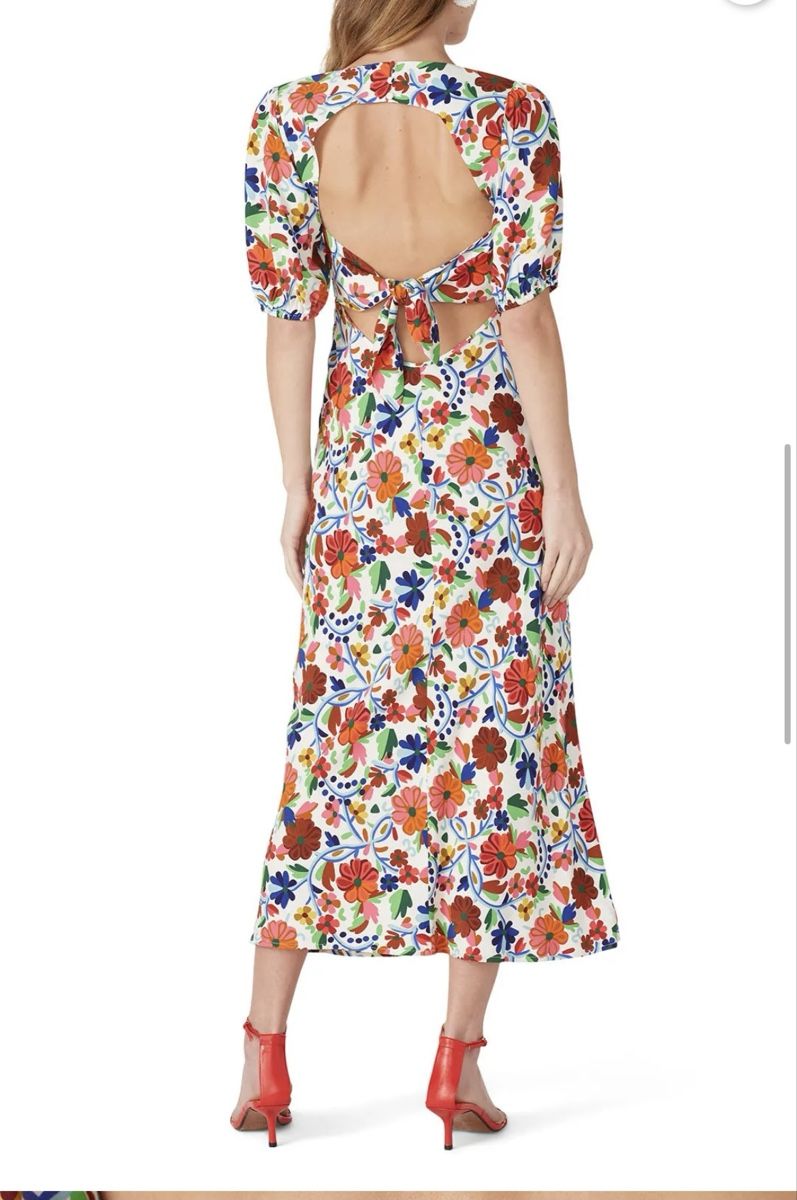 Vestiti: Rixo Floral Dress, Open Back, Size M – Usato da Zürich venduto da The_Renew_Project 8