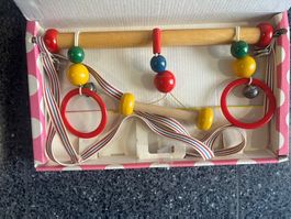 70er Jahre Baby Gym, Baby Björn Holz Baby Spielzeug, wie neu