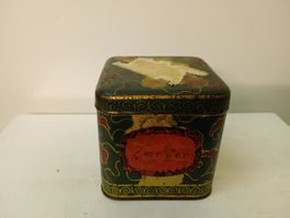 Antike Blech Dose 10 cm
