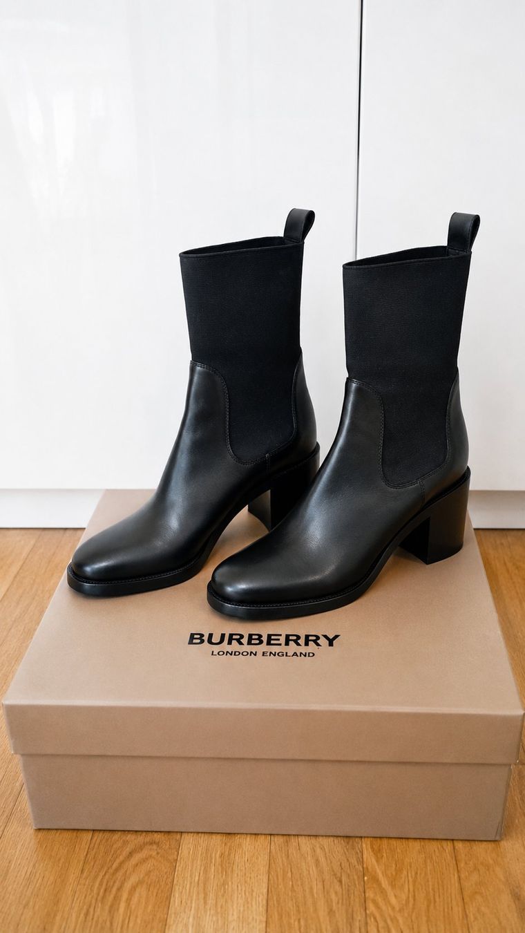 Burberry Scarpe da donna: Burberry Ankle Boot Heel 70 - UNGETRAGEN – Nuovo e nell'imballaggio originale da Goldau venduto da Lyne_304