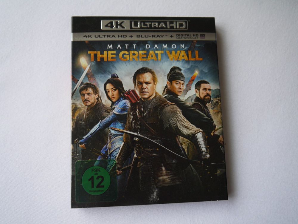 THE GREAT WALL4K UHD +Blu RayMatt Damon Kaufen auf Ricardo