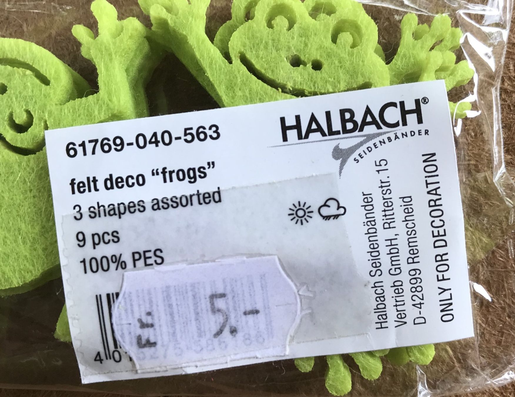 Tutte le decorazioni: LOT FROGS ORIGINALVERPACKT – Nuovo e nell'imballaggio originale da Ostermundigen venduto da Heavenmaus75 2