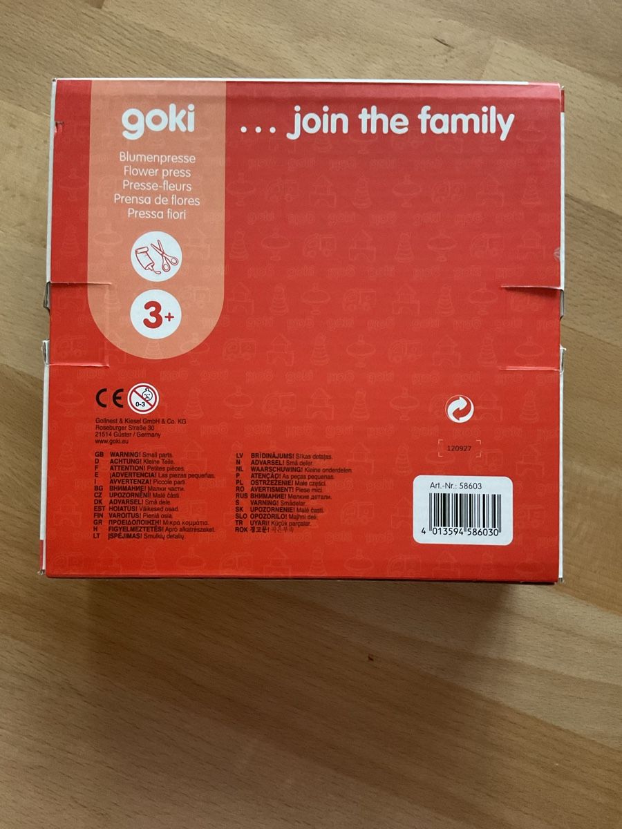 Giocattoli: Holz Blumenpresse Goki – Nuovo e nell'imballaggio originale da Wil ZH venduto da RiccardaWegmann 6