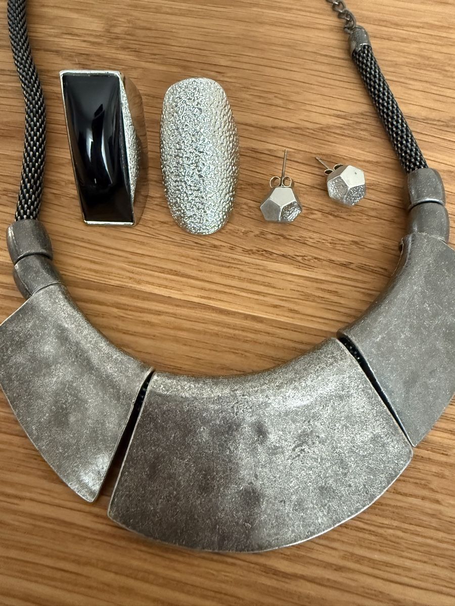 Altri gioielli: Statement Schmuckset, Halskette, Ringe, Ohrstecker – Nuovo (secondo la descrizione) da Zürich venduto da Herbion1 1