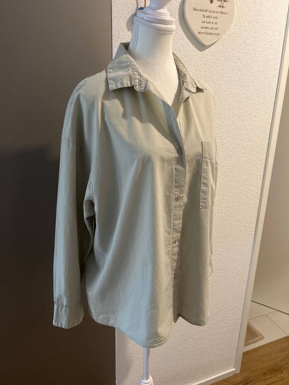 H&M Camicette: Damen Langarmbluse beige von H&M Gr. S – Usato da Brunnen venduto da Nala2929 2