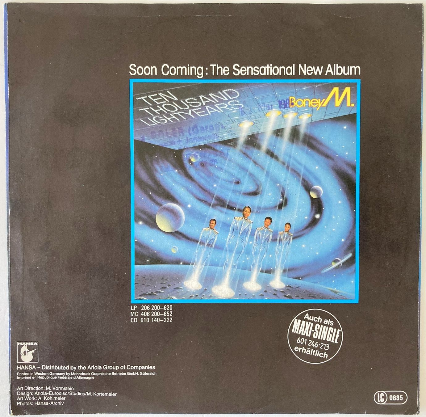 Schallplatten: BONEY M. - SOMEWHERE IN THE WORLD – Gebraucht aus Bottens von hotter-than-hell 1