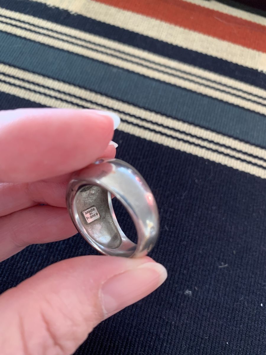 Saint Laurent Anelli: vintage silver ring YSL, size 53-54, original – Usato da Lausanne venduto da oyu_hgg5 2