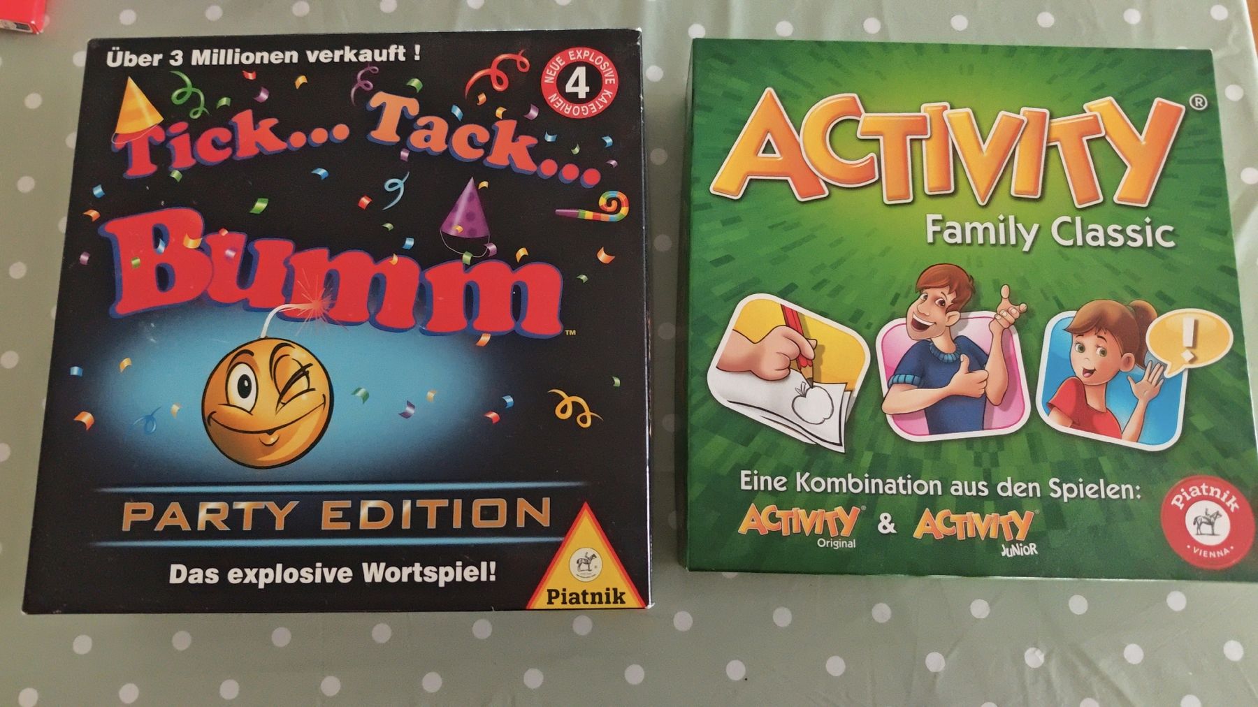 Spiele: Zwei Brettspiele: Tick Tack Bumm, Activity Classic – Gebraucht aus Ebmatingen von B_s_ynq5
