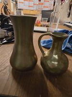 2 Antike Vasen aus Messing Vintage Deko (T)