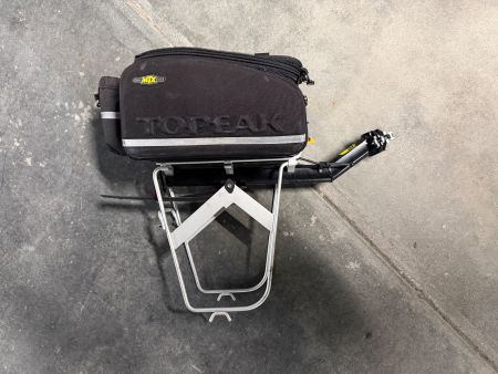 Topeak Gepäckträger Tasche Fahrrad schwarz gebraucht