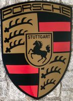 großes seltenes Porsche Emailschild Höhe 60 cm