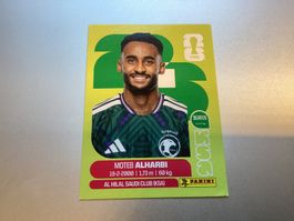 Panini Sticker Moteb Alharbi FIFA World Cup 2026 KSA 7