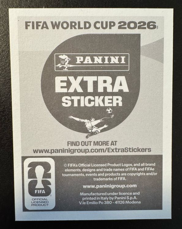 Panini WM 2026 - Extra Sticker - Lamine Yamal - SILBER (Neu (gemäss ...