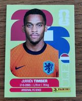 Jurrien Timber NED 5 Panini FIFA World Cup 2026  ⚽🏆