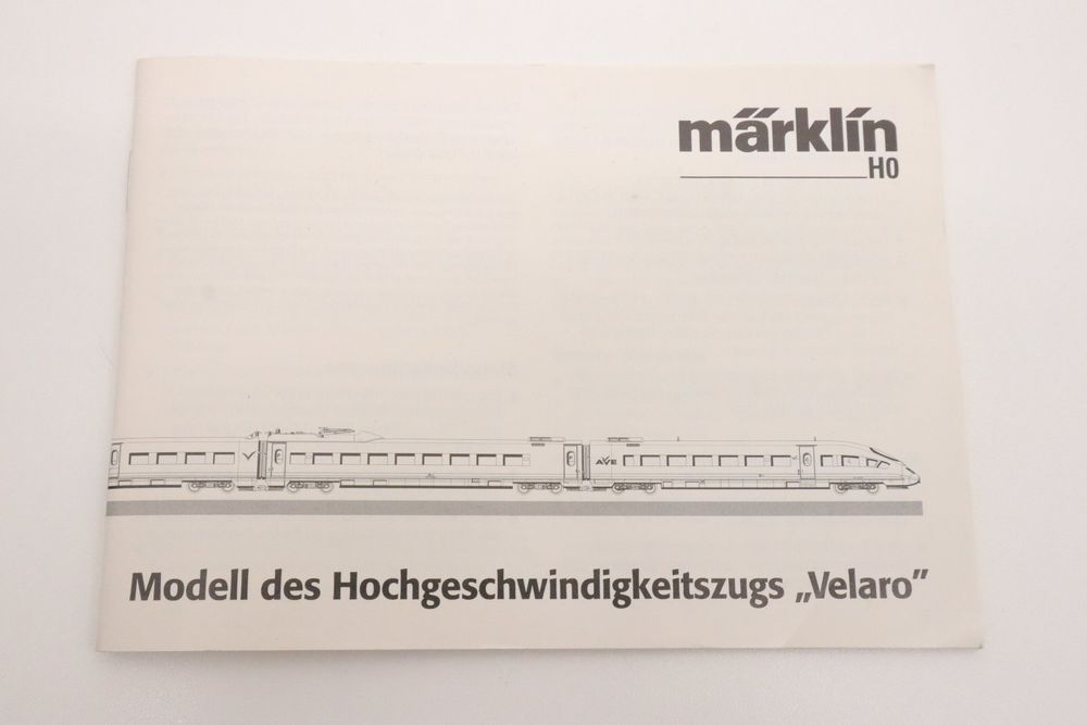 Märklin 37782 Hochgeschwindigkeitszug "Velaro", AC Digital | Kaufen Auf ...