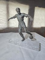 Fussballer Skulptur, Vintage Deko für Sportfans! Rarität 