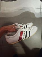 Original Prada Herren Sneaker aus Leder - Weiß - Gr. 43