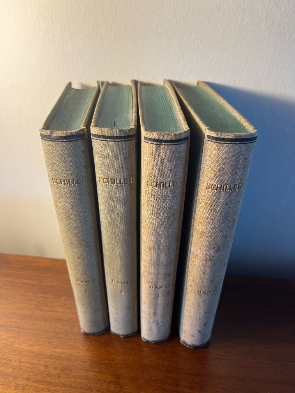 Bücher: Buch - Schiller, Band 1-4, 1924 – Gebraucht aus Luzern von Jiggy_8898 2