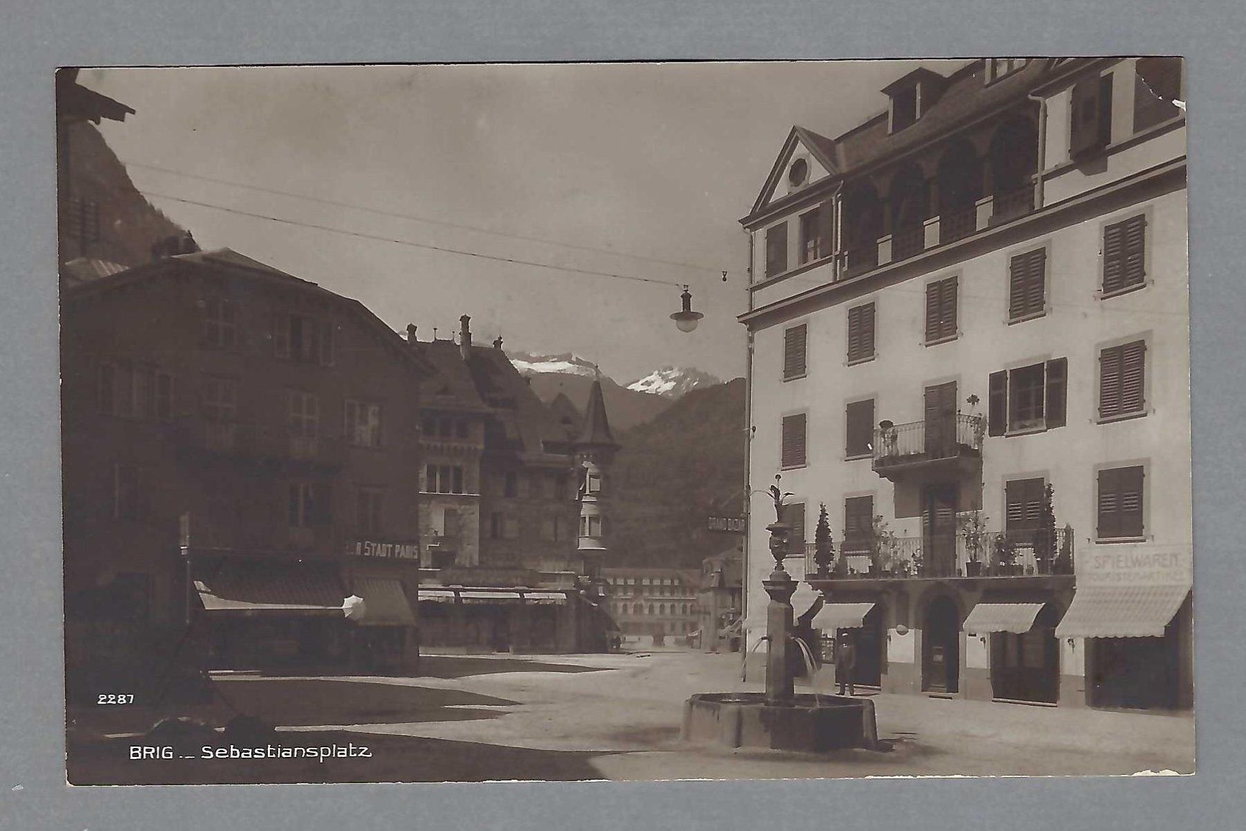 Cartoline postali: BRIG, SEBASTIANSPLATZ, * – Usato da Pura venduto da ulisse1957