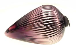 Weihnachtskugel Glaspendel Biedermeier Stil massiv Glas