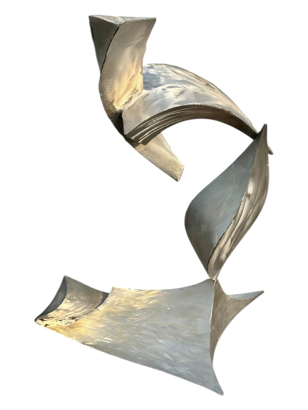 Skulpturen & Statuen: Sculpture abstraite en métal. Signée "MoL" – Gebraucht aus Morges von deco.vintage 6