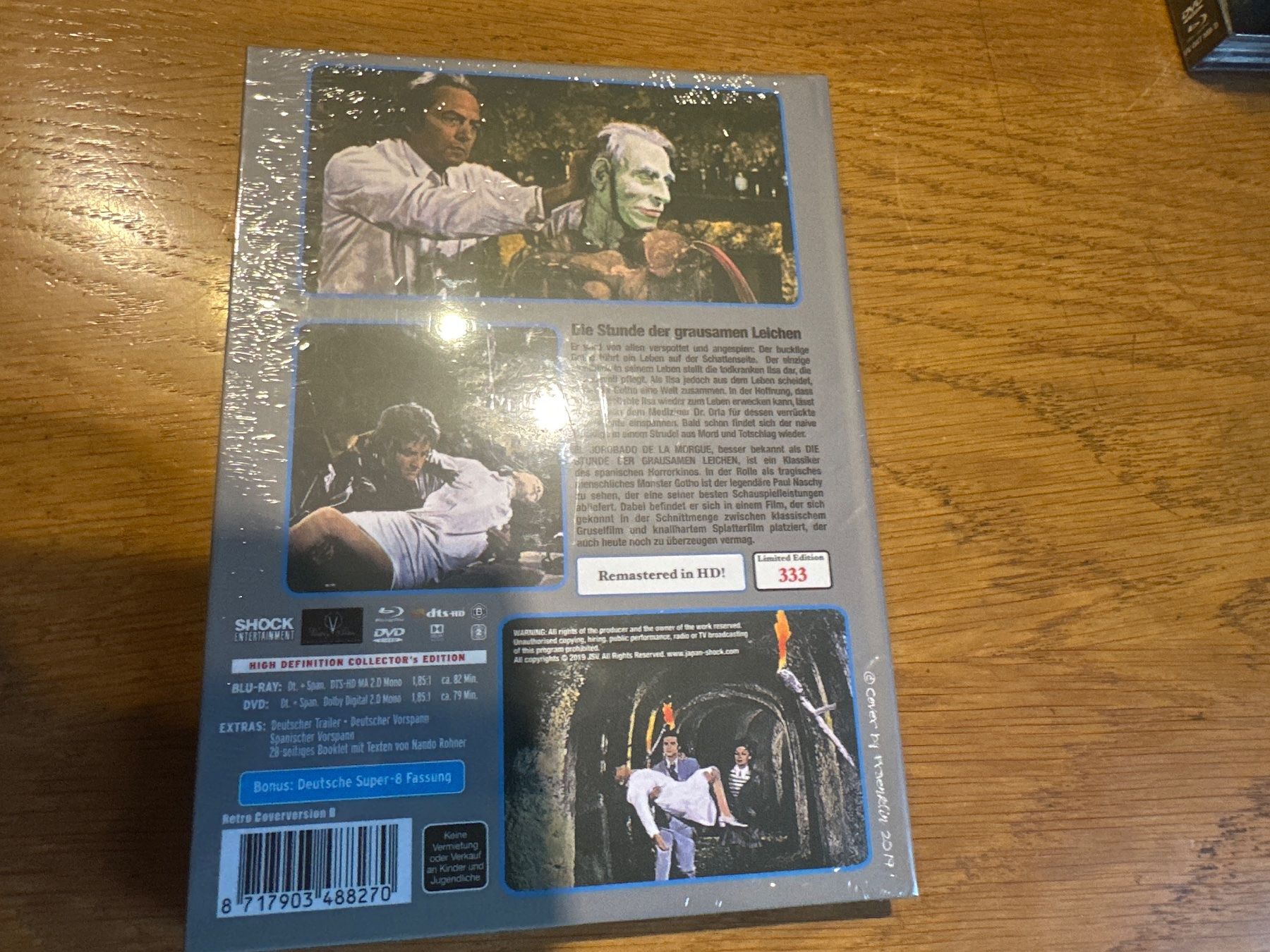 Tutti i DVDs: Die Stunde der grausamen Leich Shock Entertainment Mediabook – Nuovo e nell'imballaggio originale da Benken ZH venduto da Audi-erich 1