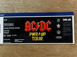AC/DC PWR/UP TOUR 1 x Front Field 29.06.24 Letzigrund